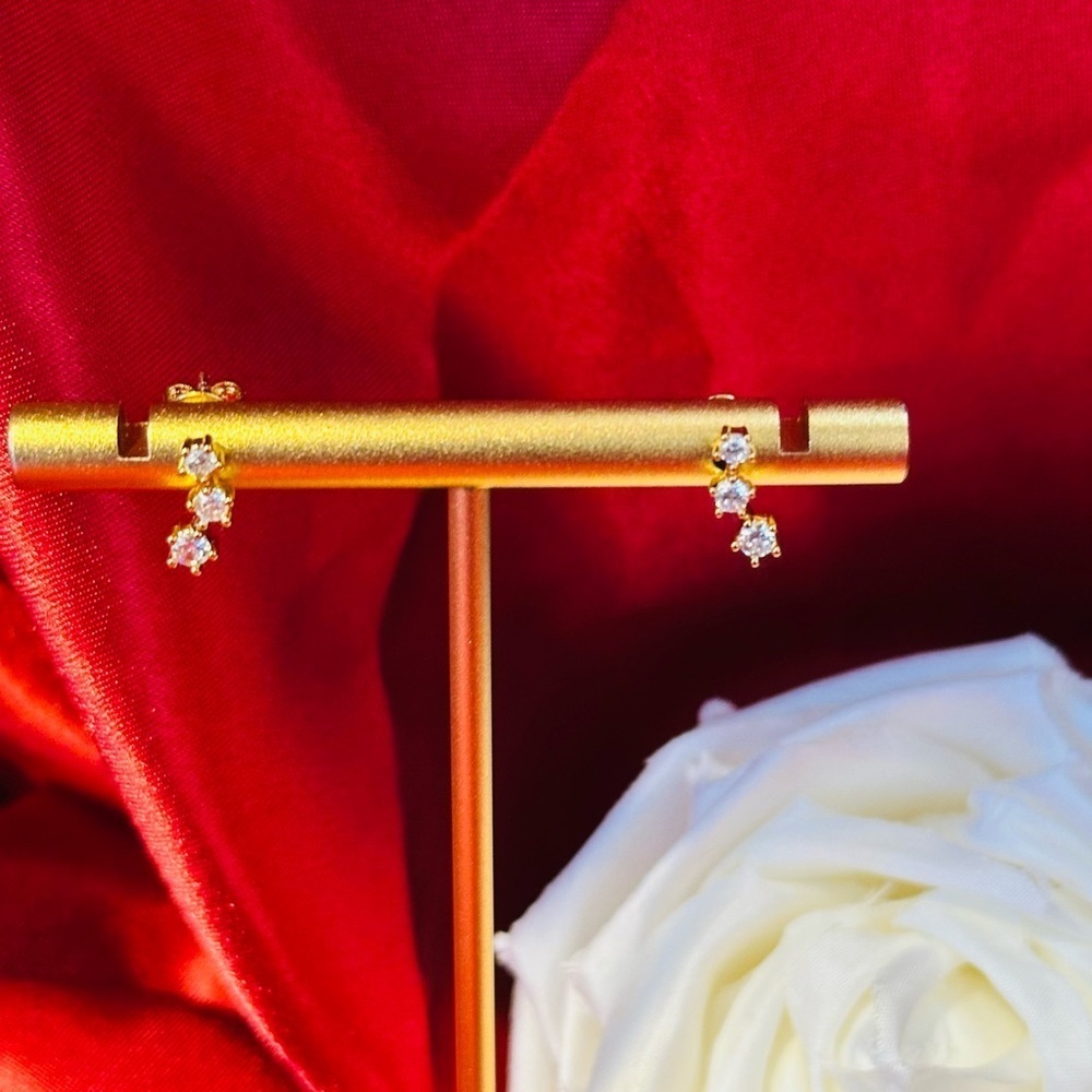 925 Sterling Silver Hypoallergenic 14K gold plated star